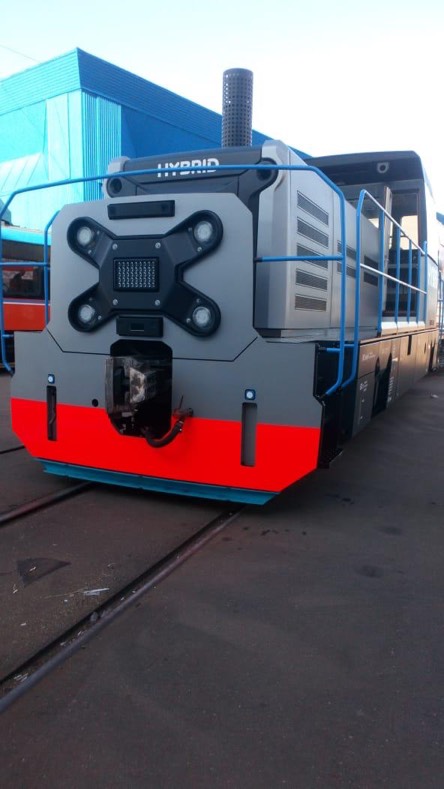 Прототип гибридного локомотива, Август 2019